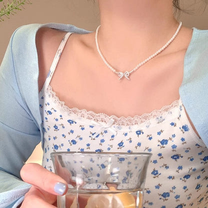 Butterfly & Pearl Necklaces