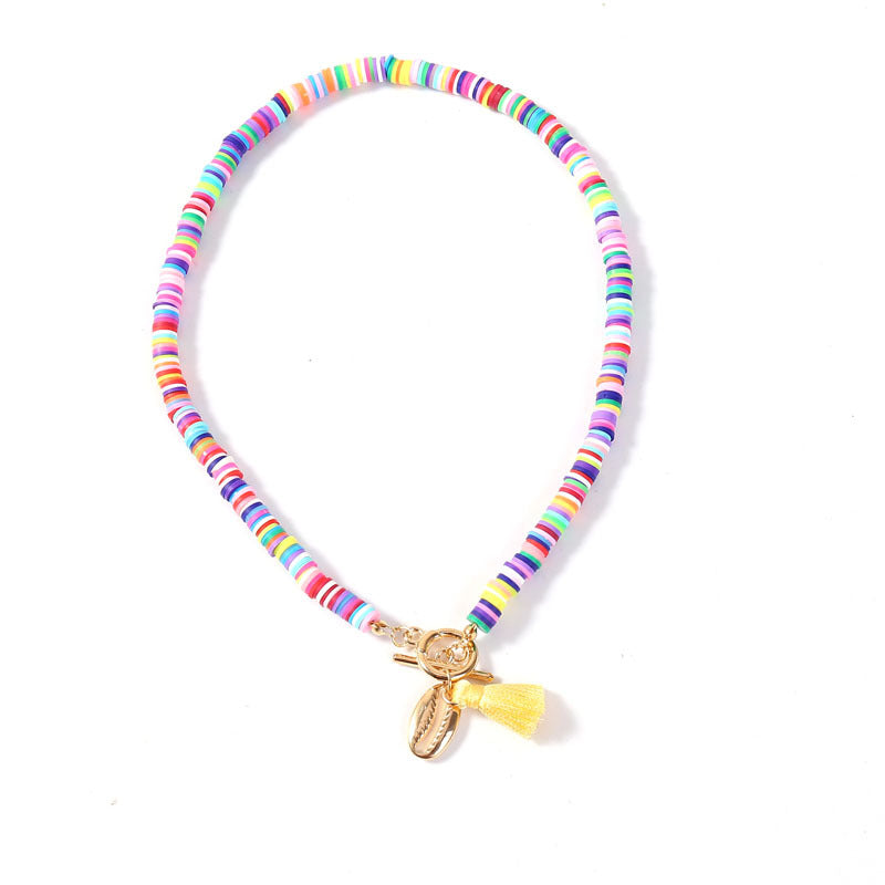 Shell Necklace with Tassels