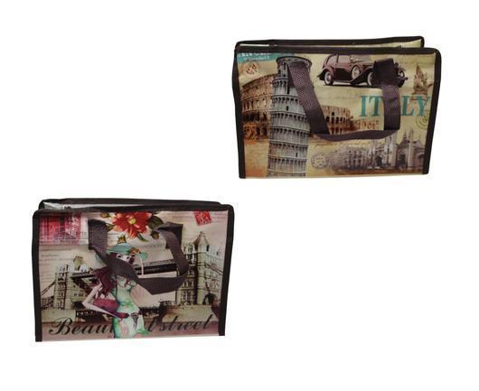 Stylish Large Plastic Shopping Laundry Bag Durable Fun Prints