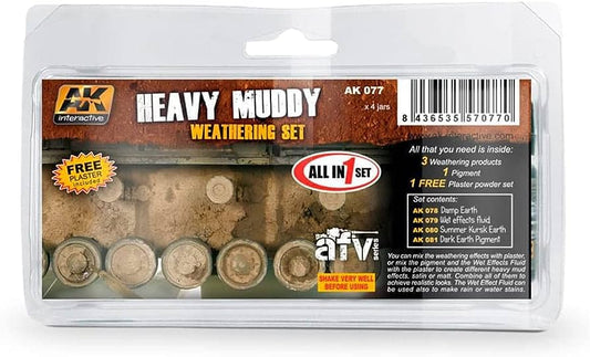 AK interactive Heavy Muddy Weathering Set (AK077)