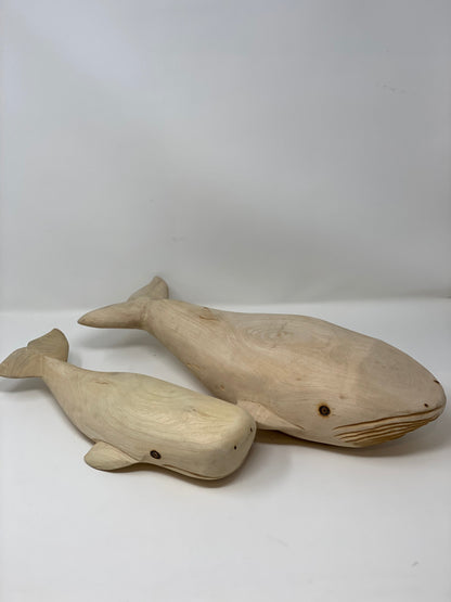 Whale - Hand Carved - S