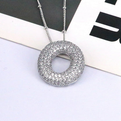 Bubble Balloon A-Z Letter Pendant Necklace