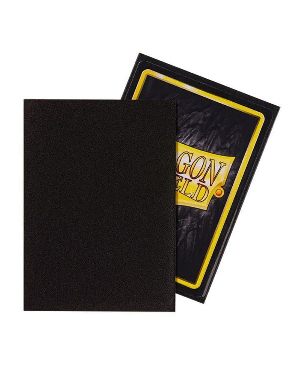 Dragon Shield - Matte Standard Size Sleeves 100pk - Black