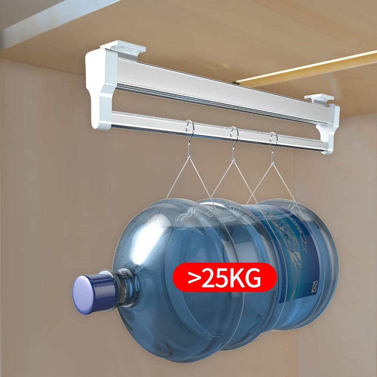 Pull Out Clothes Rail, Adjustable Pull Out Hanger Rail Rod for Wardrob ...