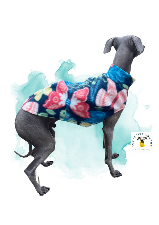 Fleece Vest - Butterfly Garden