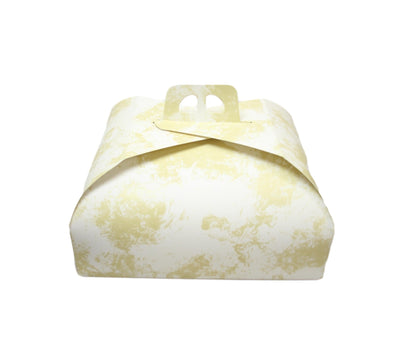 PinkGold Festive Square Cake Box Stylish Party Supplies