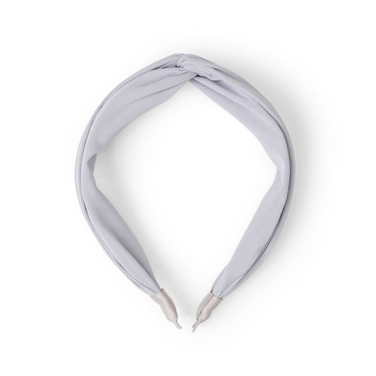 Rawr Satin Knotted Headband - Grey
