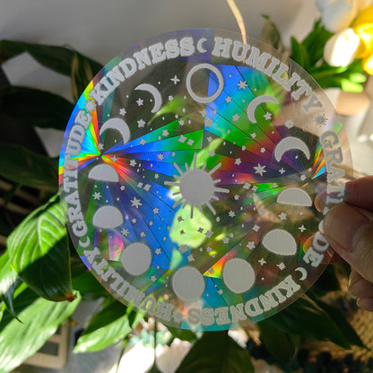Colourful Suncatcher Rainbow Prism Glass PVC Window Film