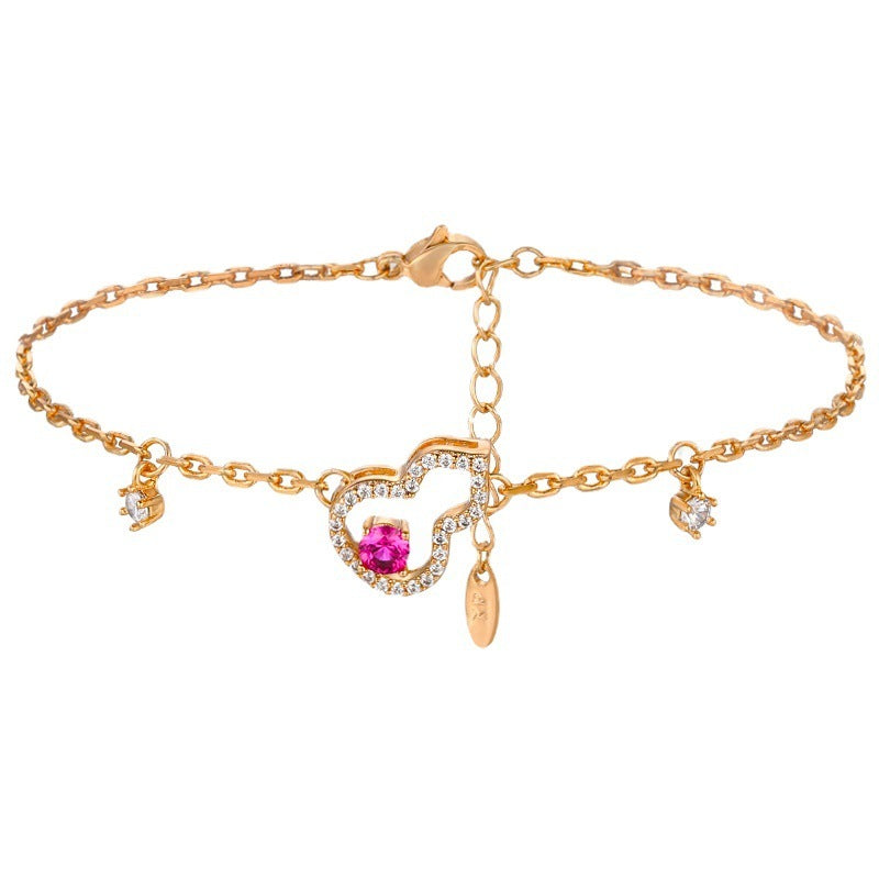 Gold Plated Gourd Bracelet