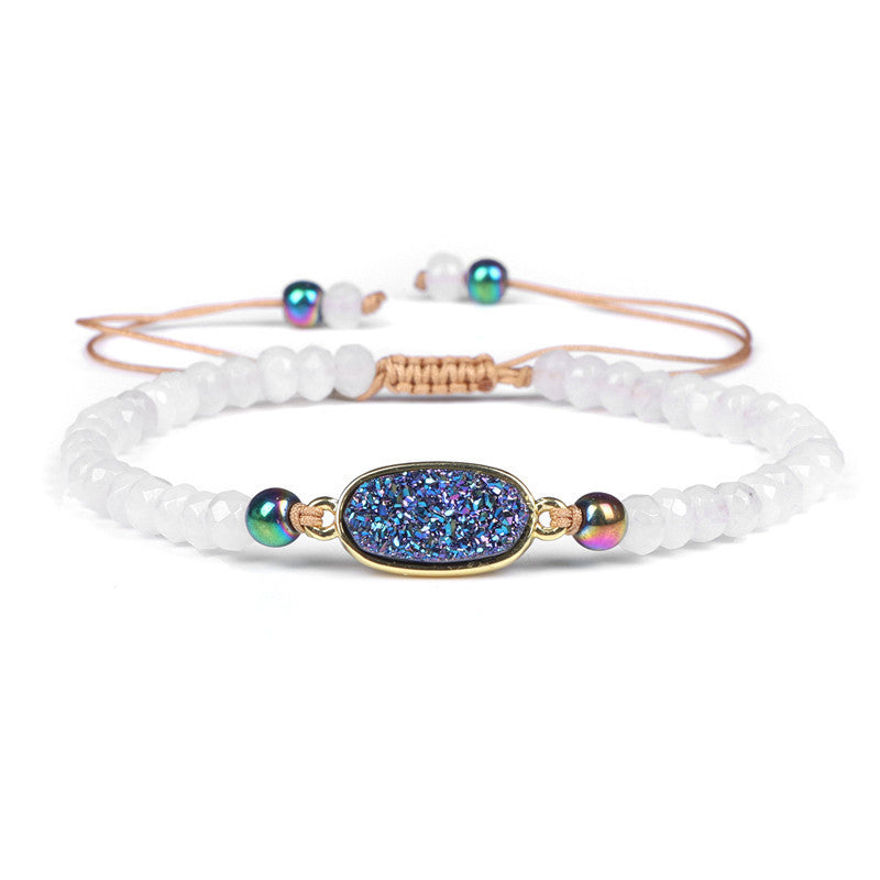 Natural Stone Woven Bracelet for Men & Women