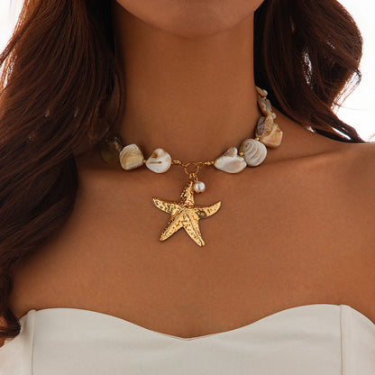 Classic Conch Pendant Jewellery Set for Women
