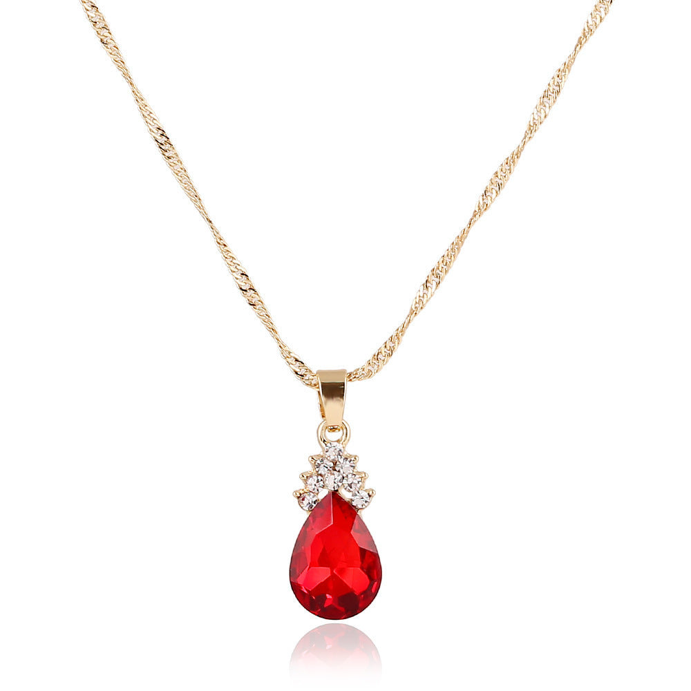 Diamond Crystal Necklace & Earrings Sets