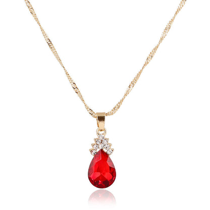 Diamond Crystal Necklace & Earrings Sets