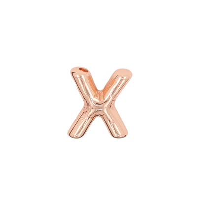 Glossy Letters Pendant Necklace