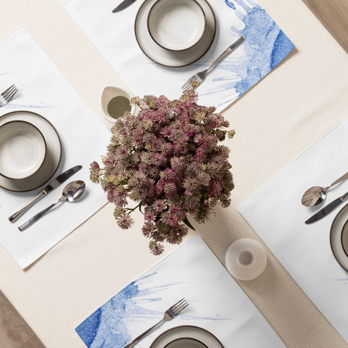 Watercolour Blue Splash - Placemat Set