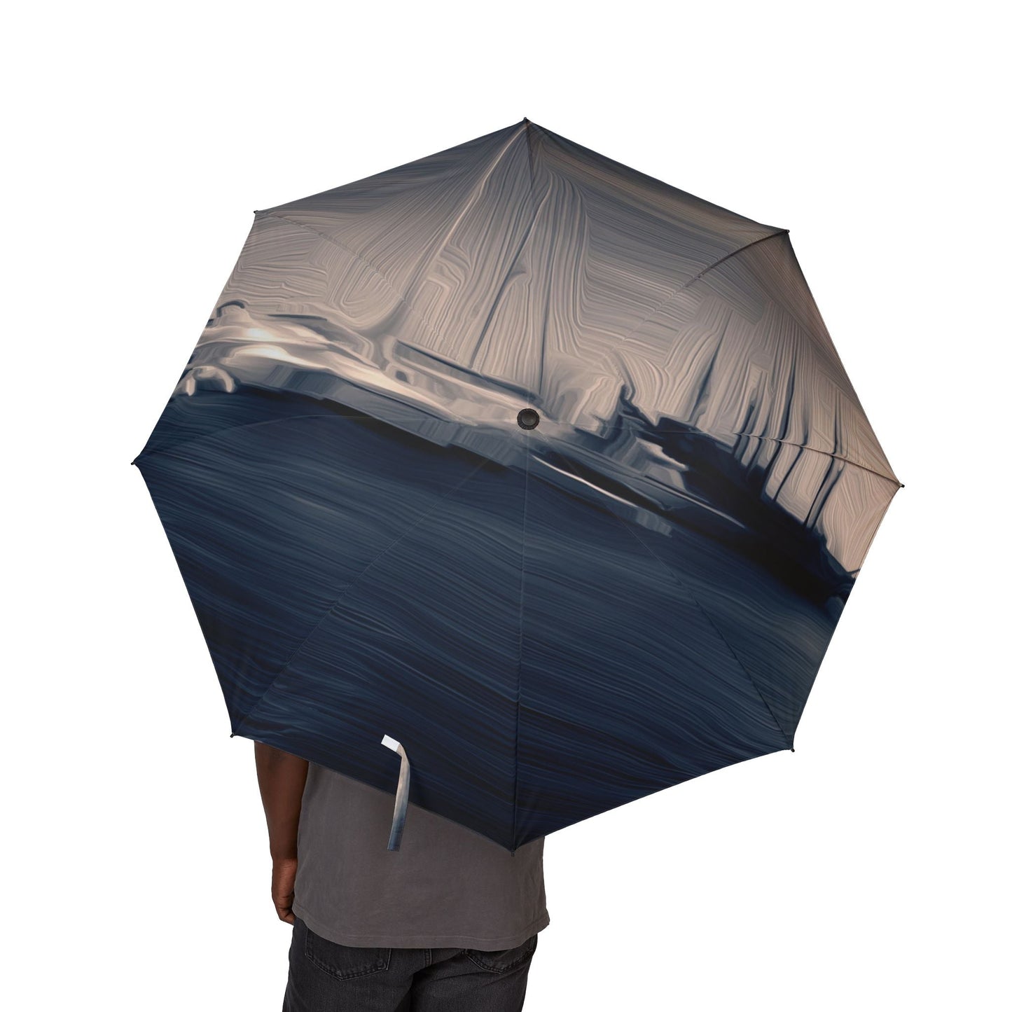The Sleeping Yachts (at Sunrise) - Windproof Umbrella