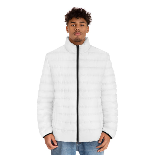 iSAW Mens White Puffer Jacket - iSAW Company