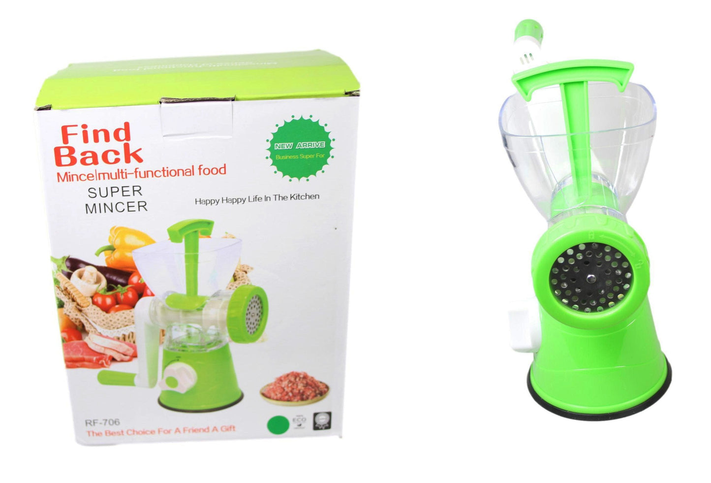Compact Green MultiFunctional Food Mincer Kitchen Essential