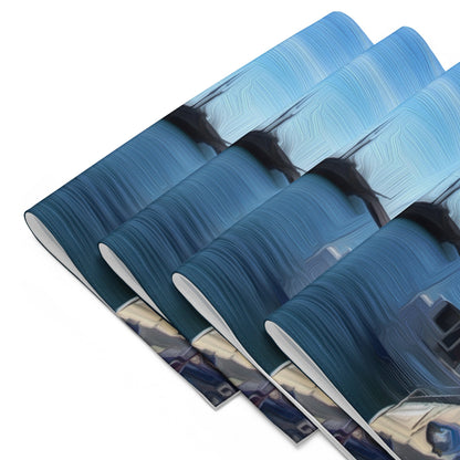 The Sleeping Yachts (at Morning) - Placemat Set