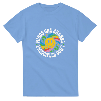 “Minds can Change. Principles don't” Heavyweight Unisex Crewneck T-Shirt