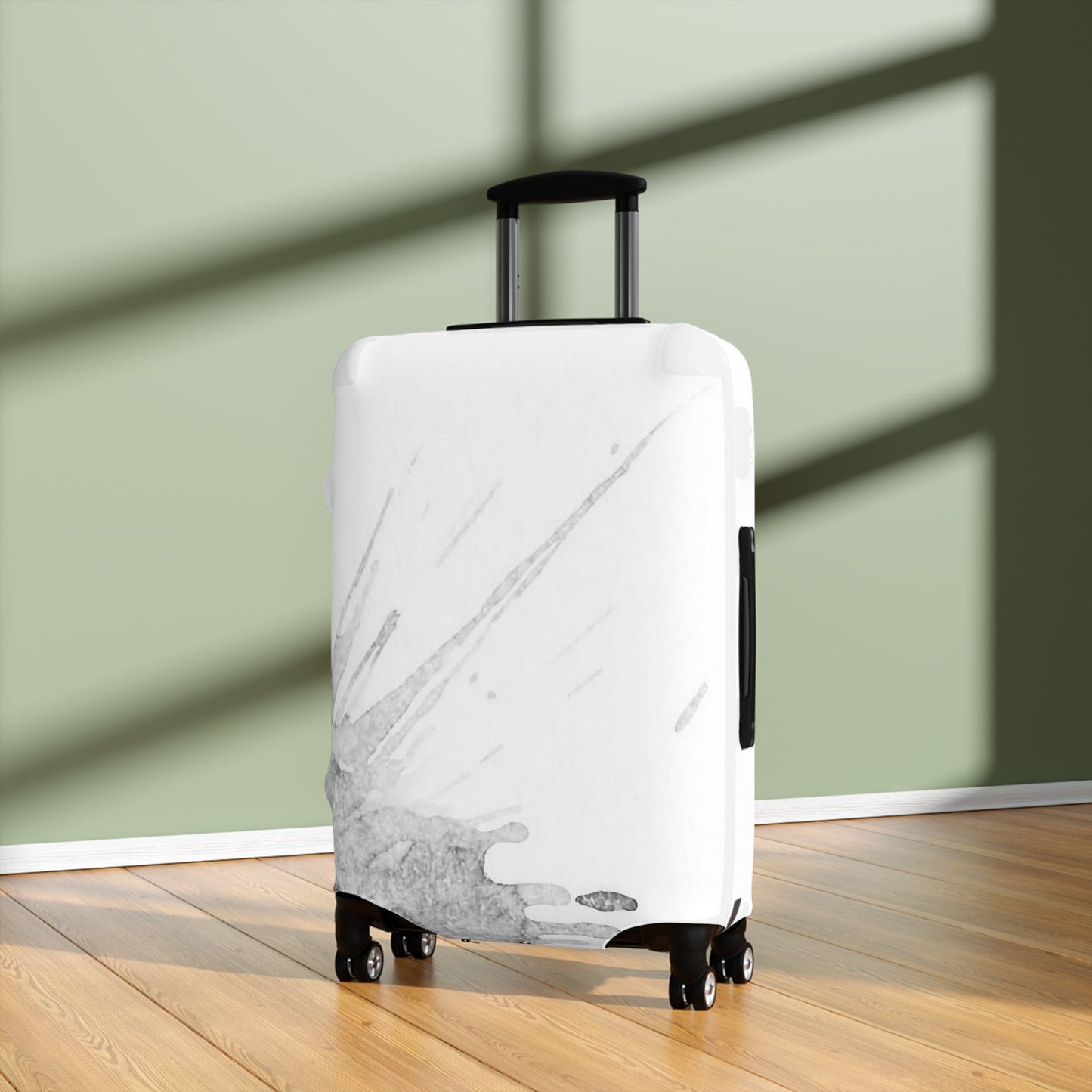 Watercolour Grey Splash – Protective Suitcase Cover