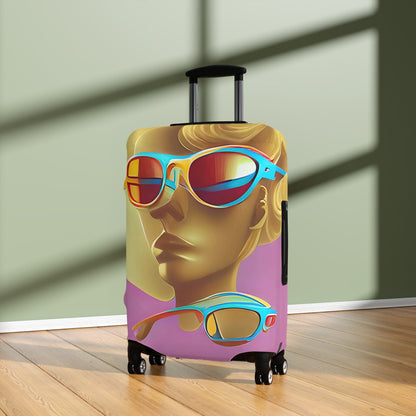 Retro Cool Pink – Protective Suitcase Cover
