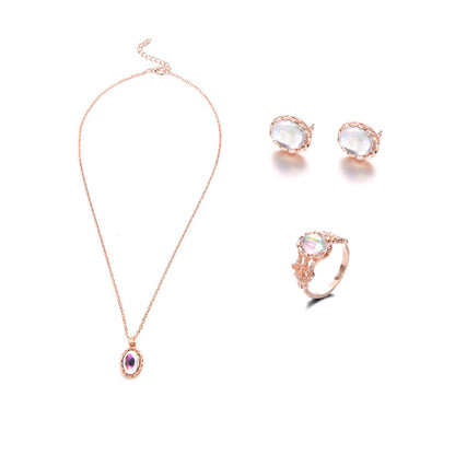 Dazzling Gemstone Jewellery Set