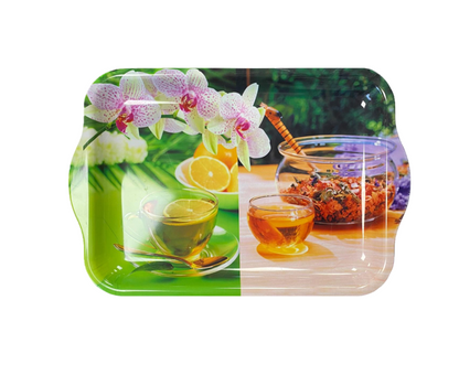 Elegant Plastic Coffee Table Tray Stylish Functional Addition to Your Home