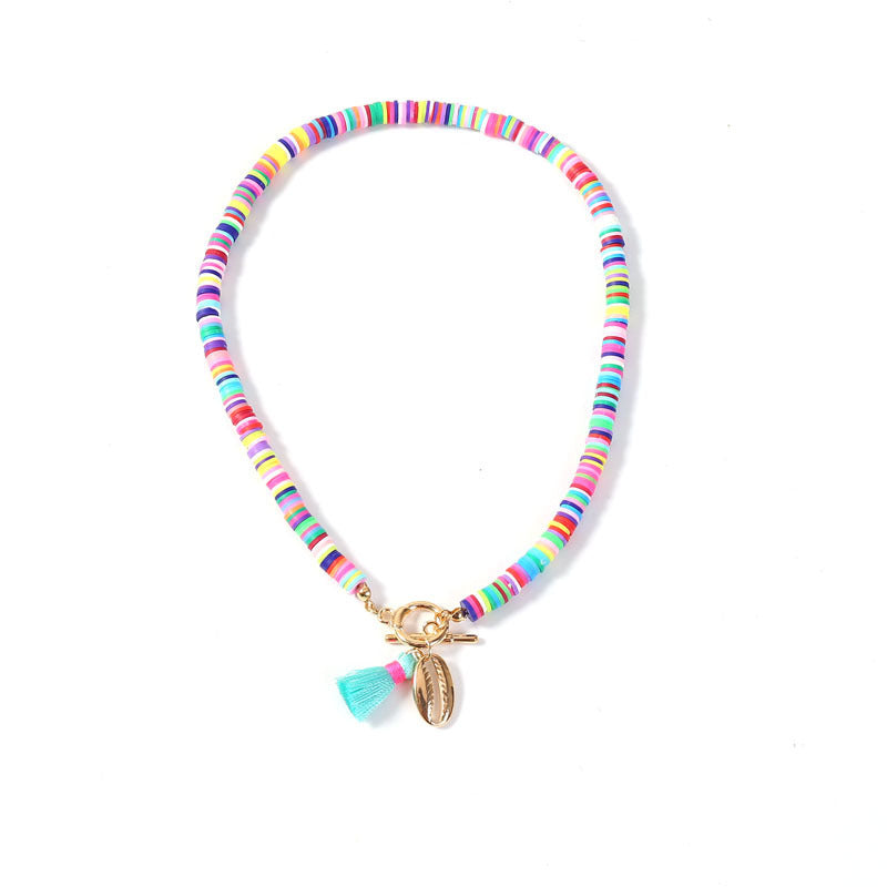 Shell Necklace with Tassels