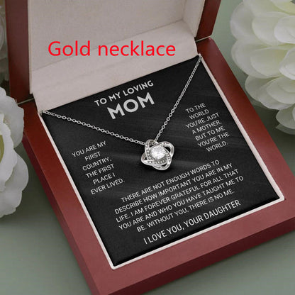 Eternal Heart Four-Leaf Clover Necklace