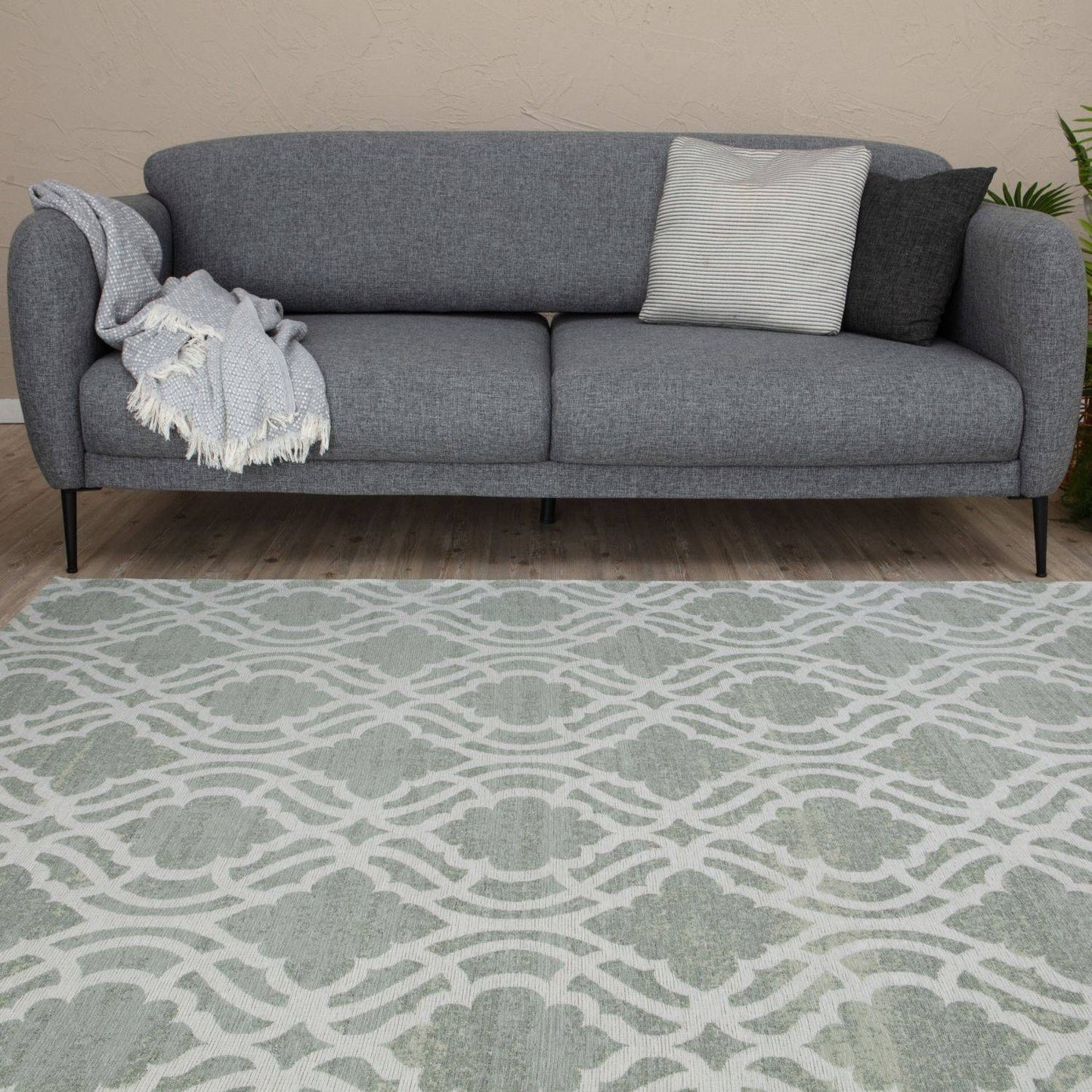 Washable Rug Carina Green | 6900G