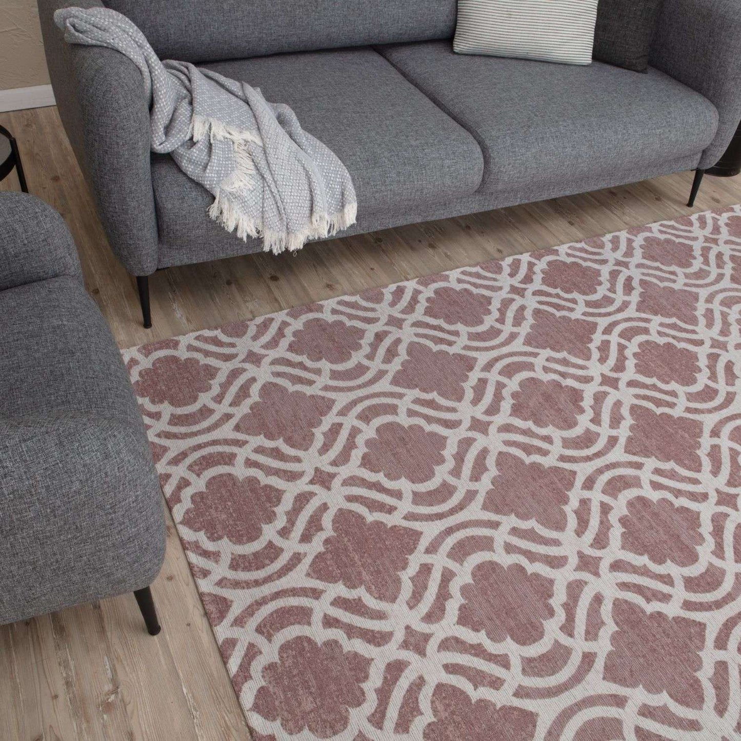 Washable Rug Carina Pink | 6902P