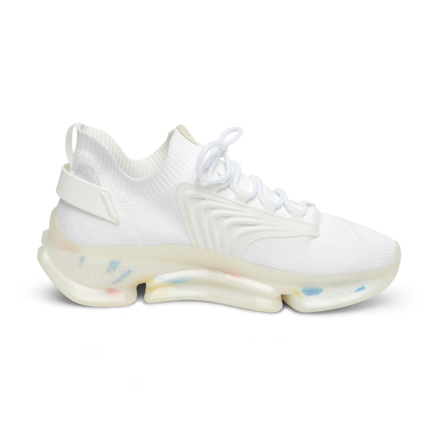 Watercolour Grey Splash - Mens Street Sneakers
