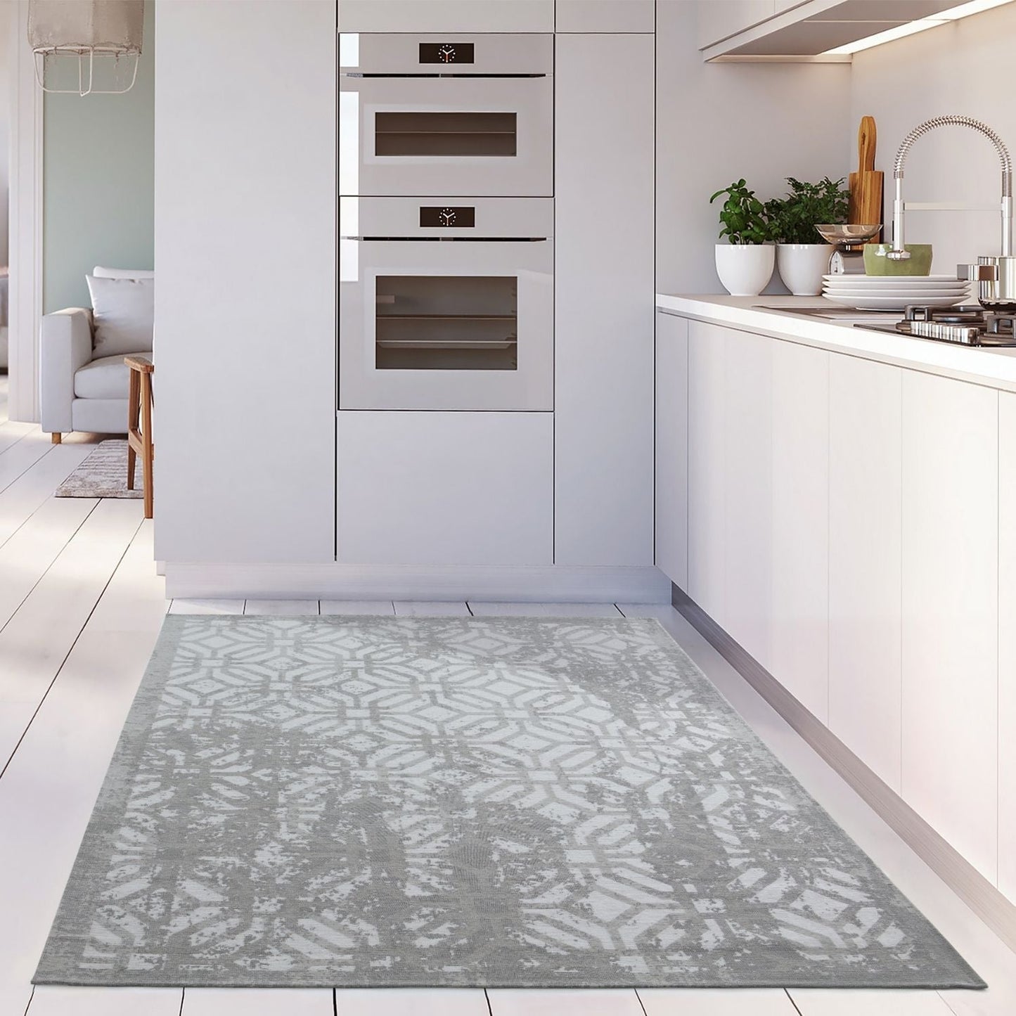 Washable Rug Carina Grey | 6932