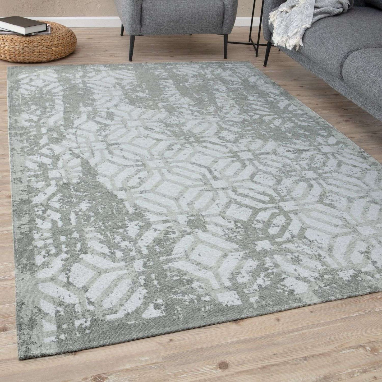 Washable Rug Carina Green | 6934