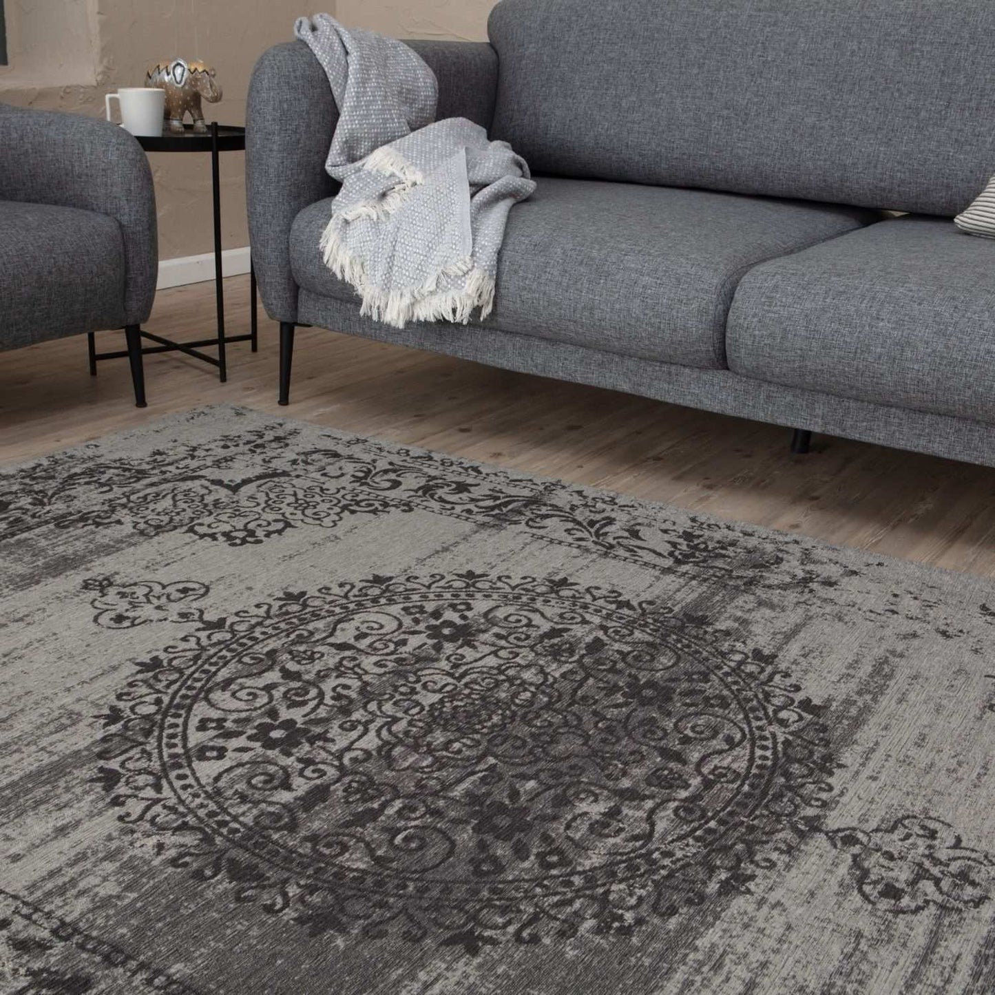 Washable Rug Carina Grey | 6942