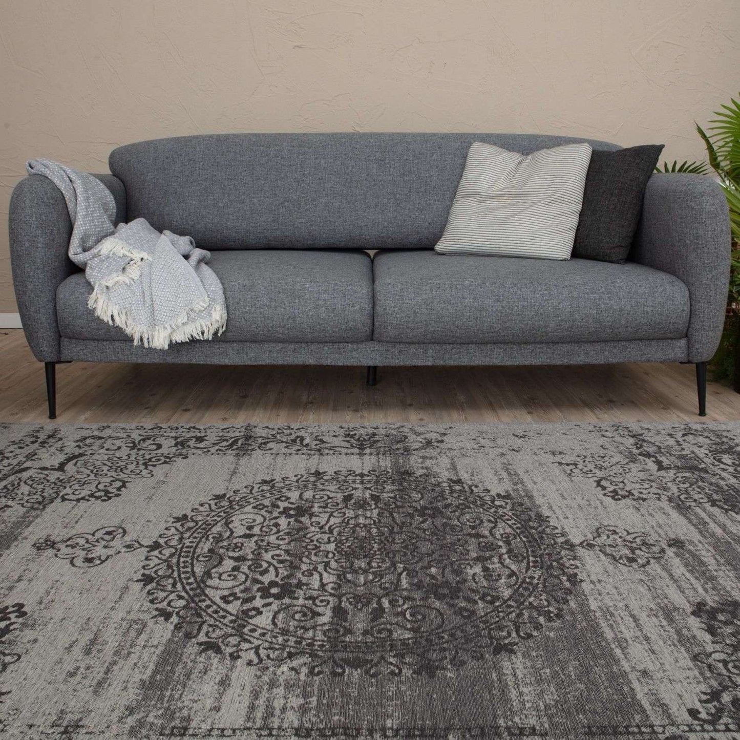 Washable Rug Carina Grey | 6942