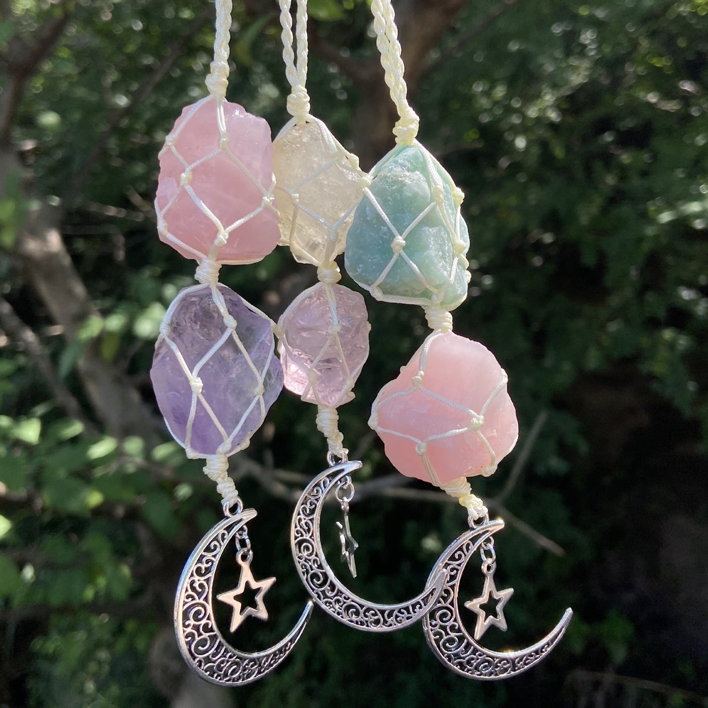 Colourful Crystal Stone Hanging Décor