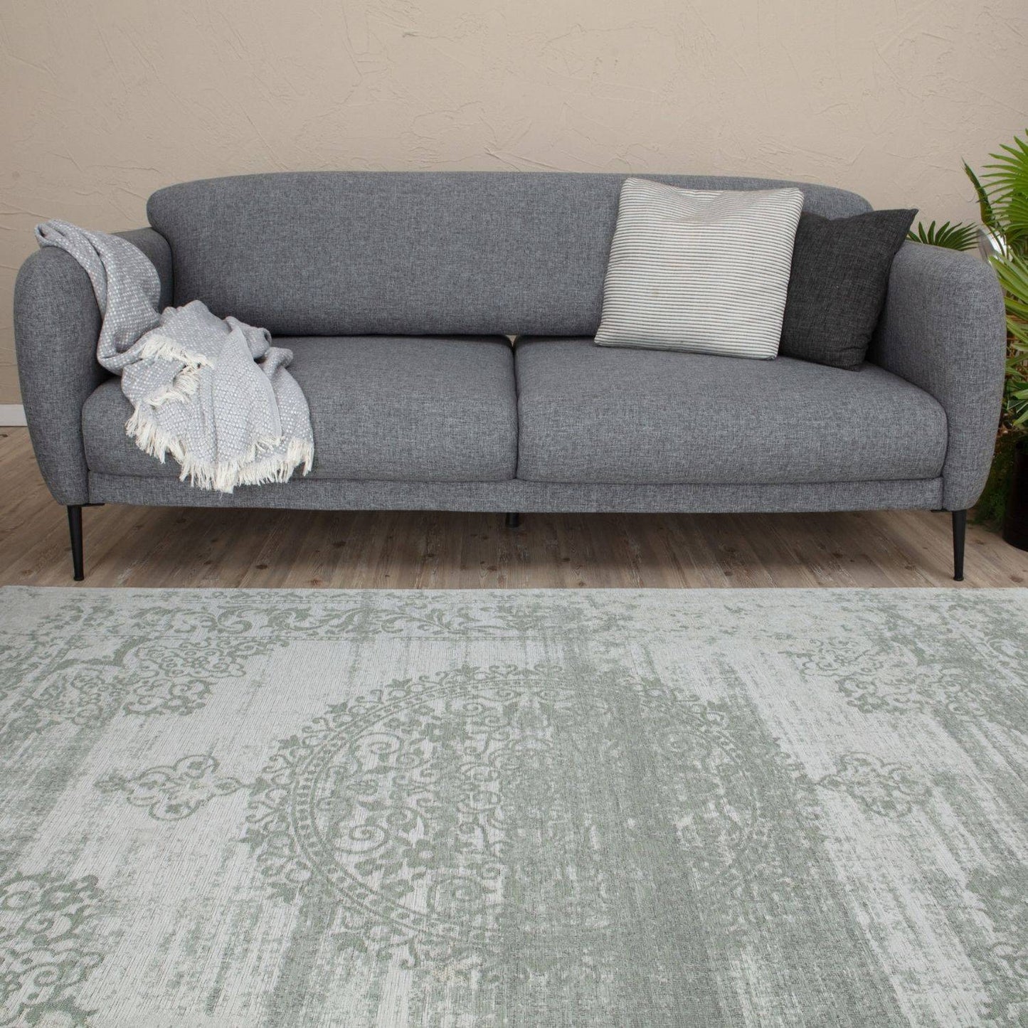 Washable Rug Carina Green | 6944