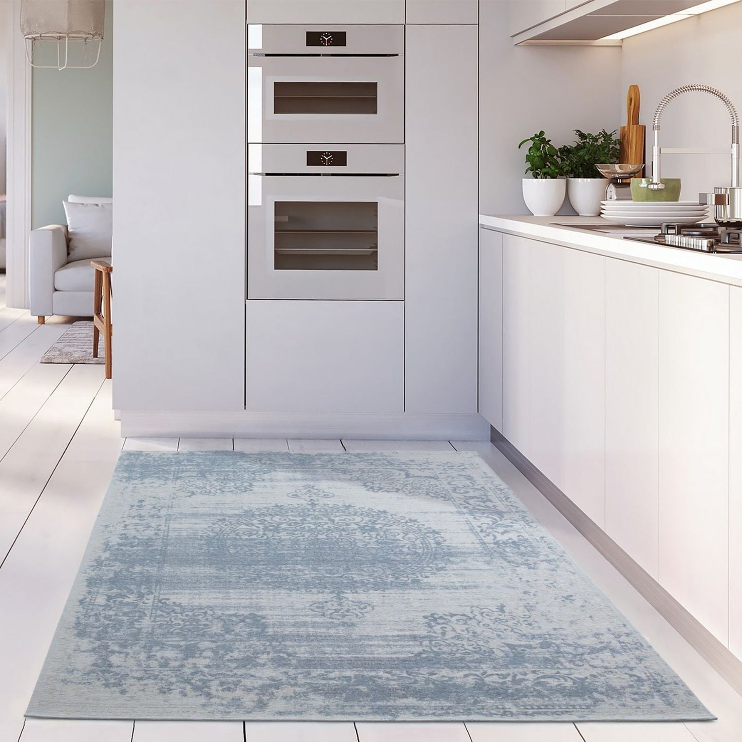 Washable Rug Carina Blue | 6945