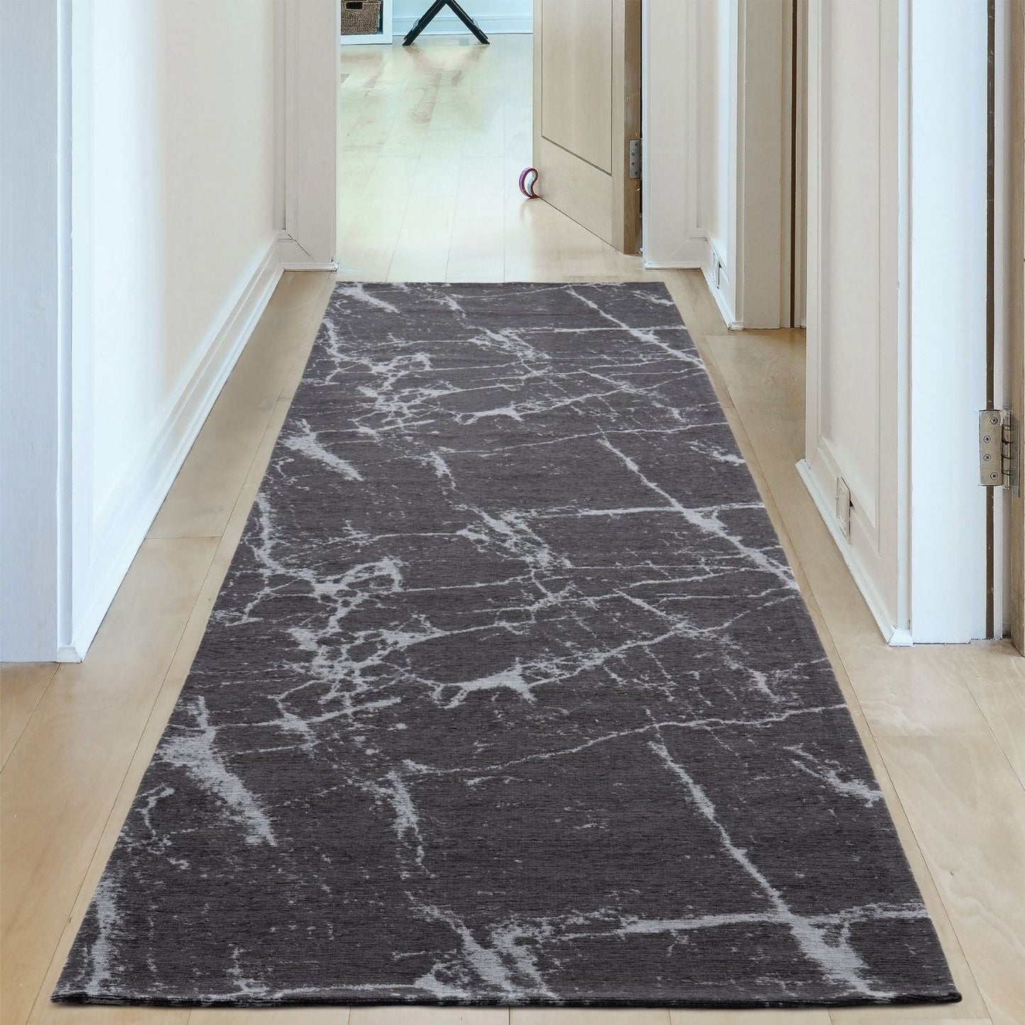 Washable Rug Carina Dark Grey | 6952D