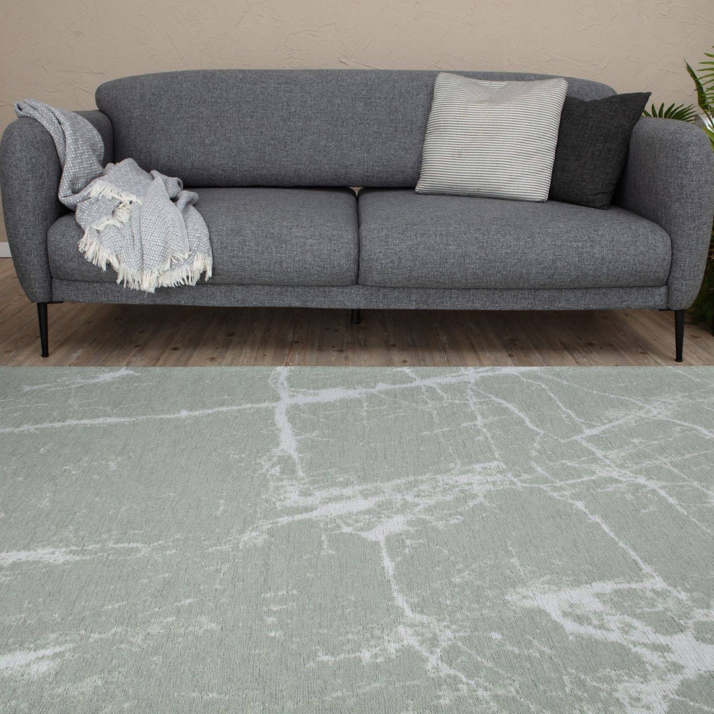 Washable Rug Carina Green | 6954