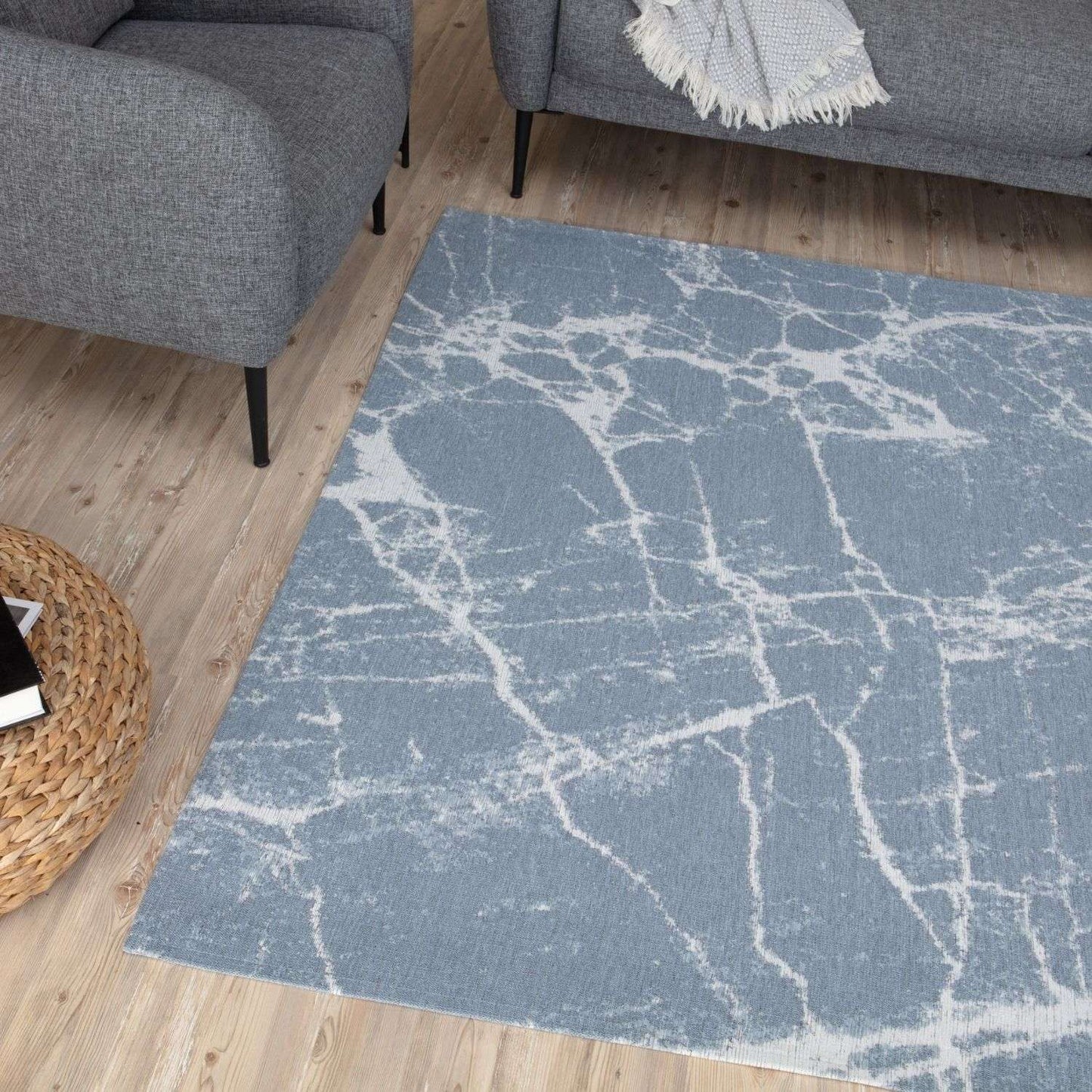 Washable Rug Carina Blue | 6955