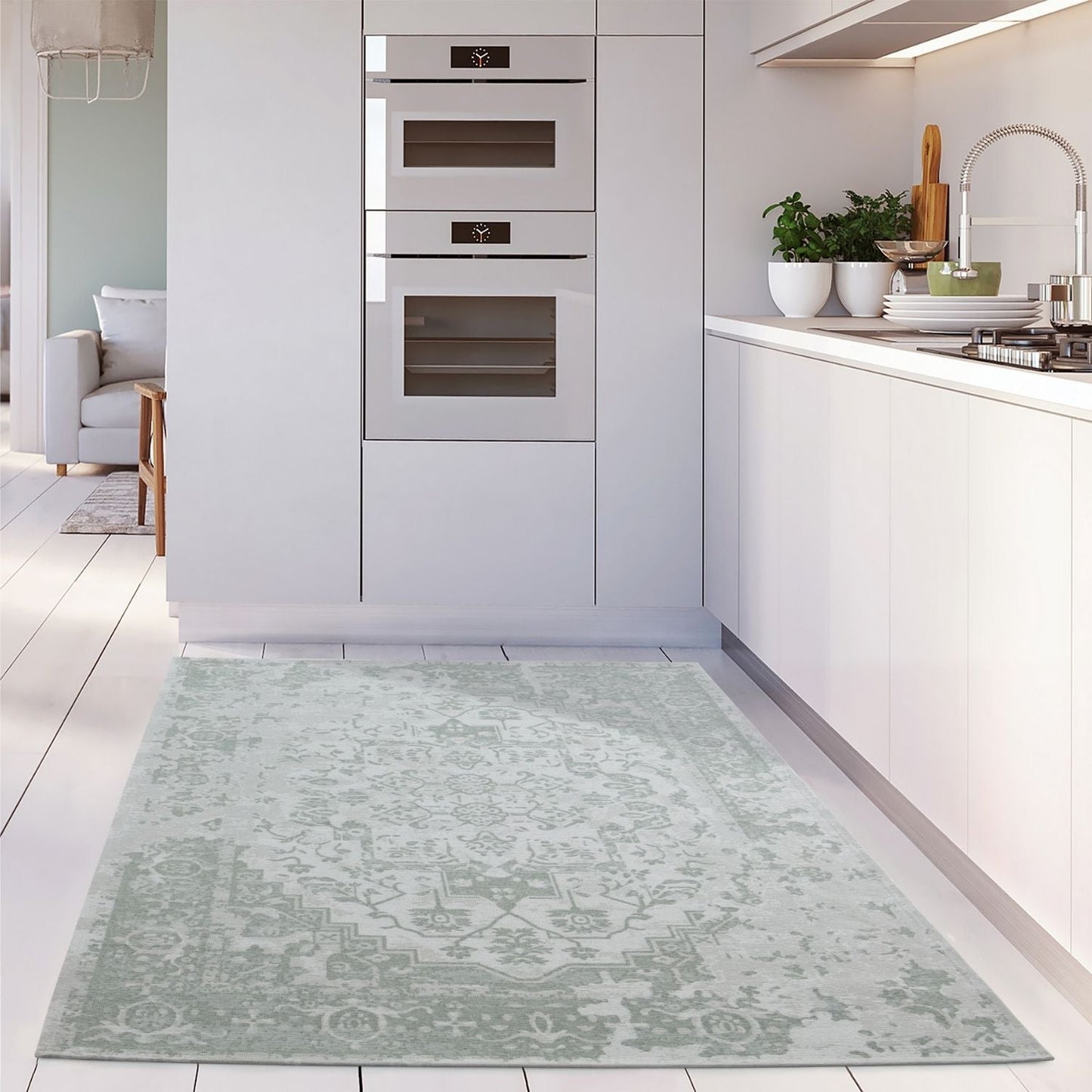 Washable Rug Carina Green | 6961