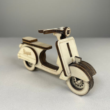 Retro Scooter Bauble - Handmade Ornament