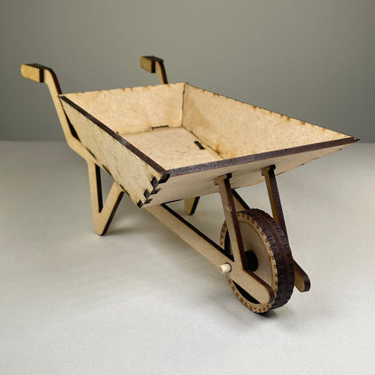 Wheelbarrow Planter - Flatpack Model Kit