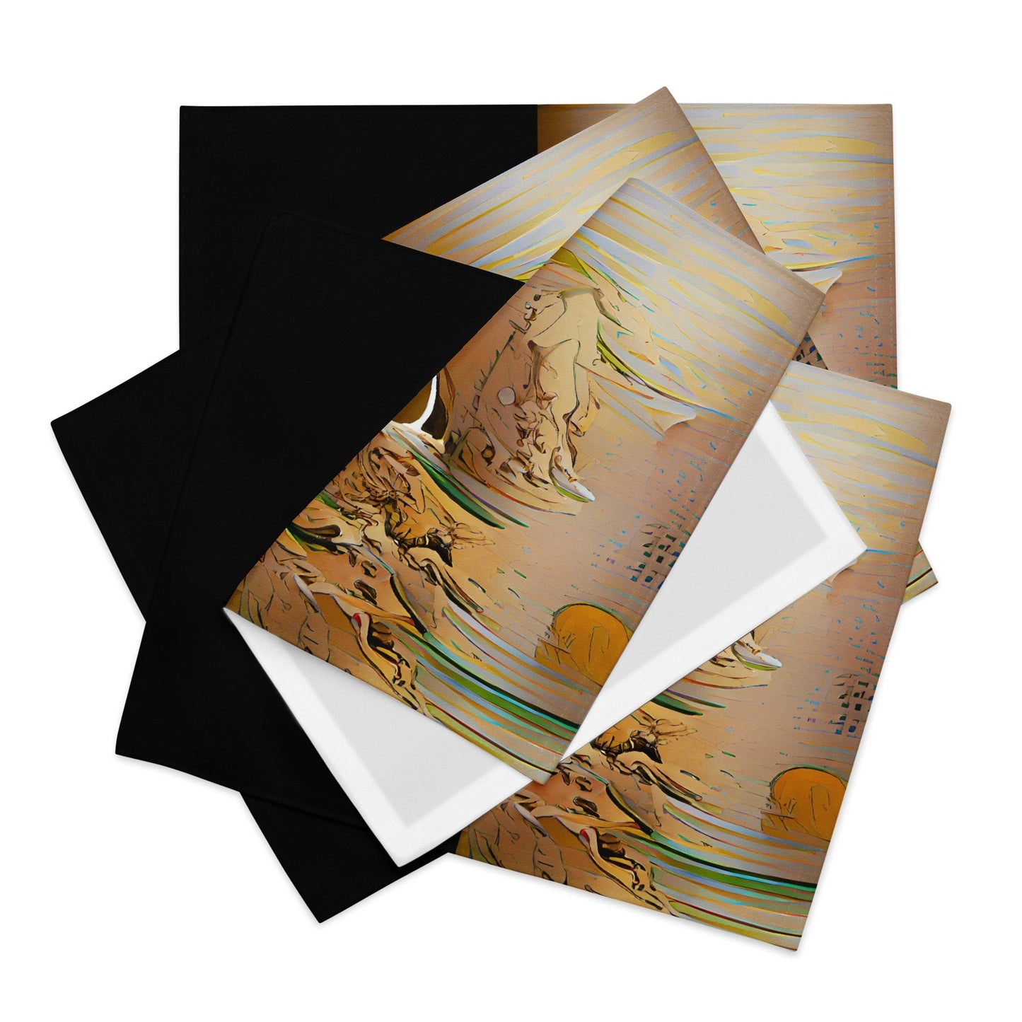 Half Black Half Gāolàng - Placemat Set
