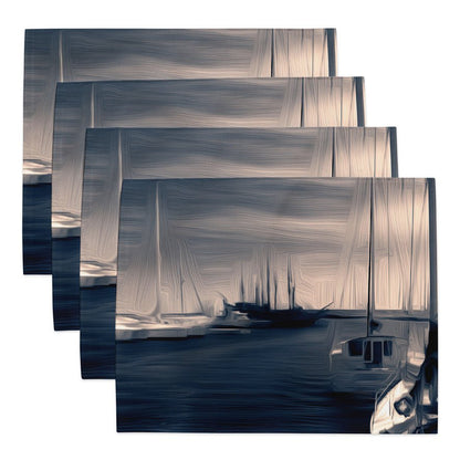 The Sleeping Yachts (at Sunrise) - Placemat Set