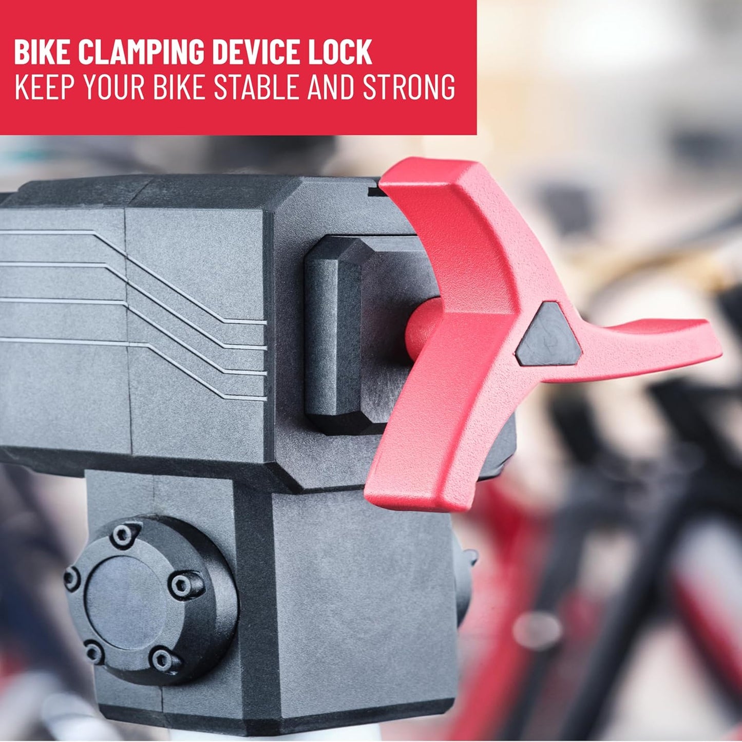 Bike Repair Stand Adjustable Metal Workstand with Bag Silver Red PRO BIKE TOOL