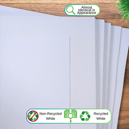White A5 100% Recycled Copy Printer Office Paper 1000 Sheets 90gsm